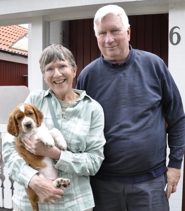 Frans med sin nya familj